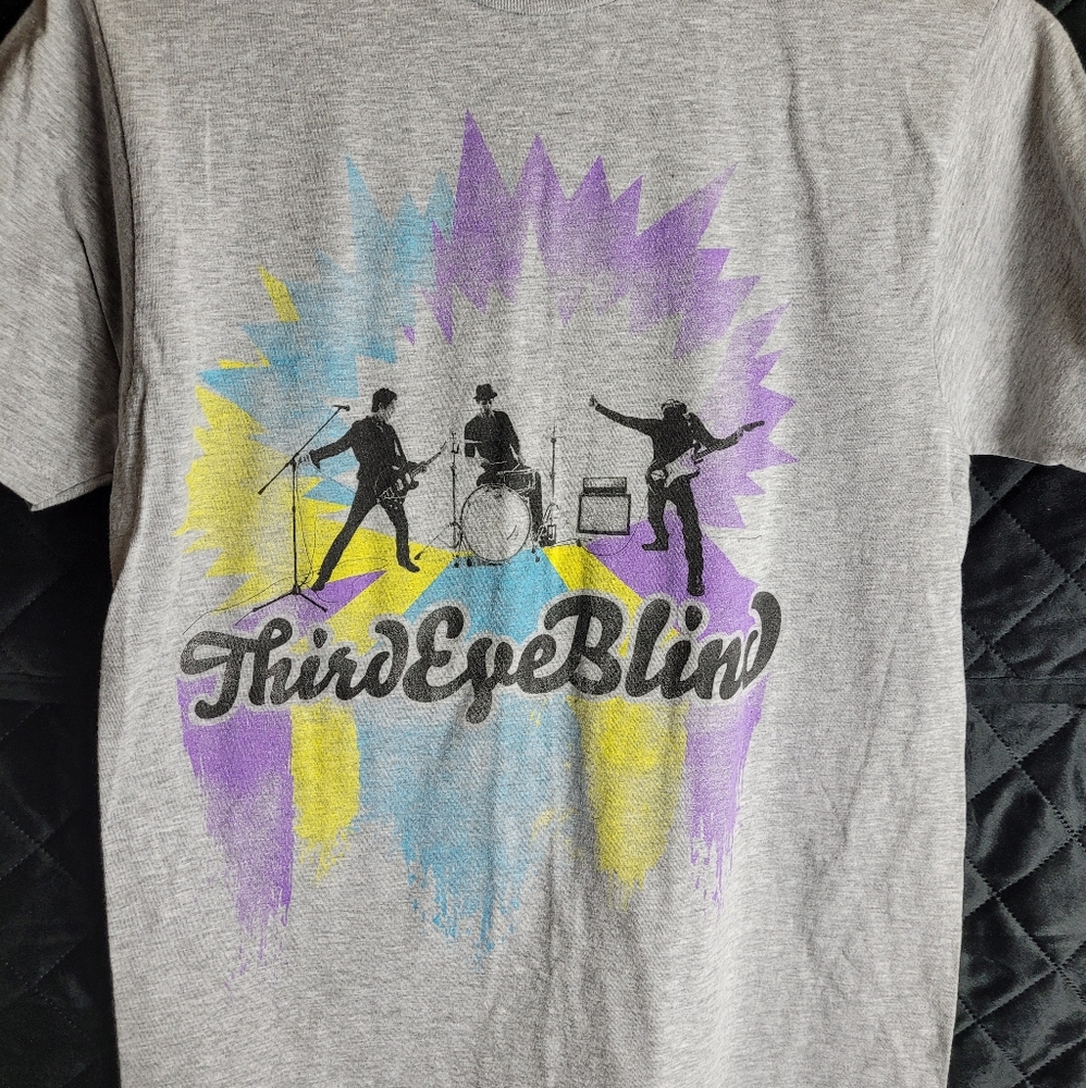 Third Eye Blind Bay Island Gray Men's Medium T-Shirt